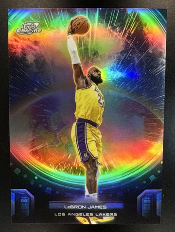 2025-26 Topps Cosmic Chrome LeBron James #REE-1 Re-Entry Lakers