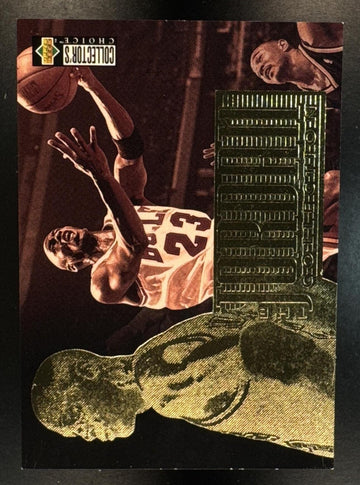 1995-96 Upper Deck Collector's Choice Michael Jordan #JC12 The Collection Bulls