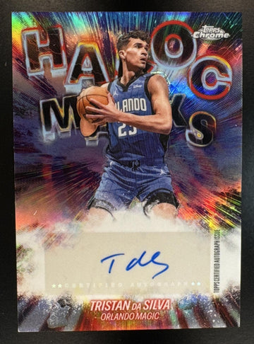 2025 Topps Chrome Update Tristan da Silva #HM-TDS Havoc Marks Auto Refractor Magic