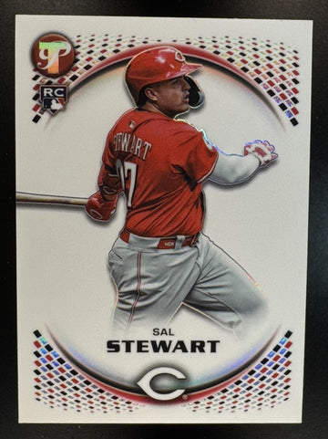 2026 Topps Pristine Sal Stewart #12 Refractor RC Reds