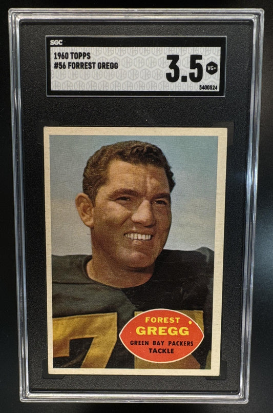 1960 Topps Forrest Gregg #56 SGC 3.5