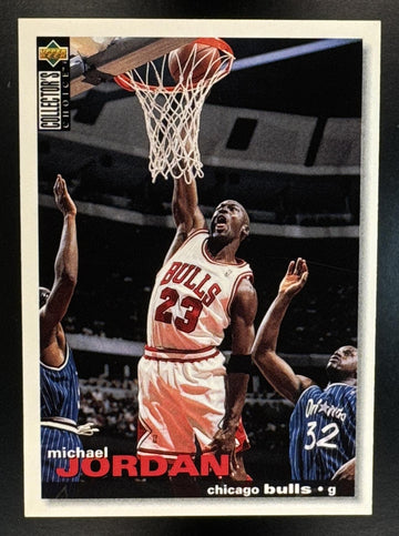 1995-96 Upper Deck Collector's Choice Michael Jordan #45 Bulls