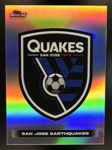 2024 Topps Finest MLS San Jose Earthquakes #TL-24 Team Logos