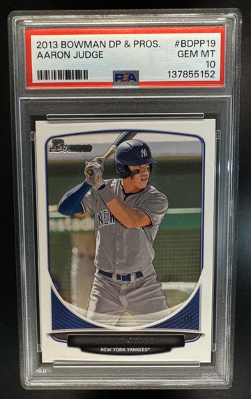 2013 Bowman Draft Picks & Prospects Aaron Judge #BDPP19 Yankees PSA 10