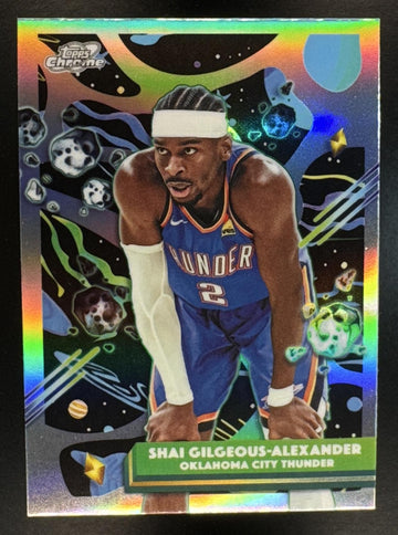2025-26 Topps Cosmic Chrome Shai Gilgeous-Alexander #11 Refractor Thunder