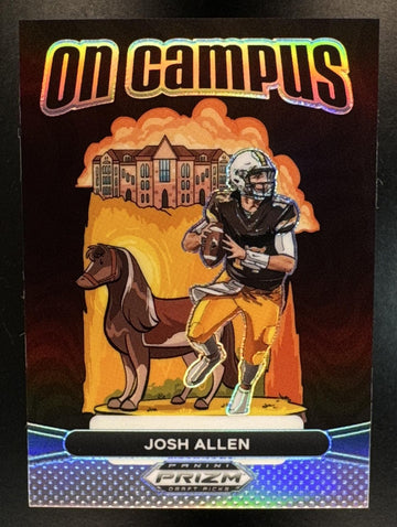 2025 Panini Prizm Draft Picks Josh Allen #OC-JAN On Campus Bills
