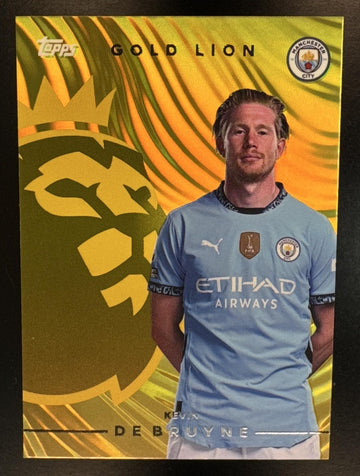 2026-27 Topps Premier League Kevin De Bruyne #GL 12 Gold Lion Man City