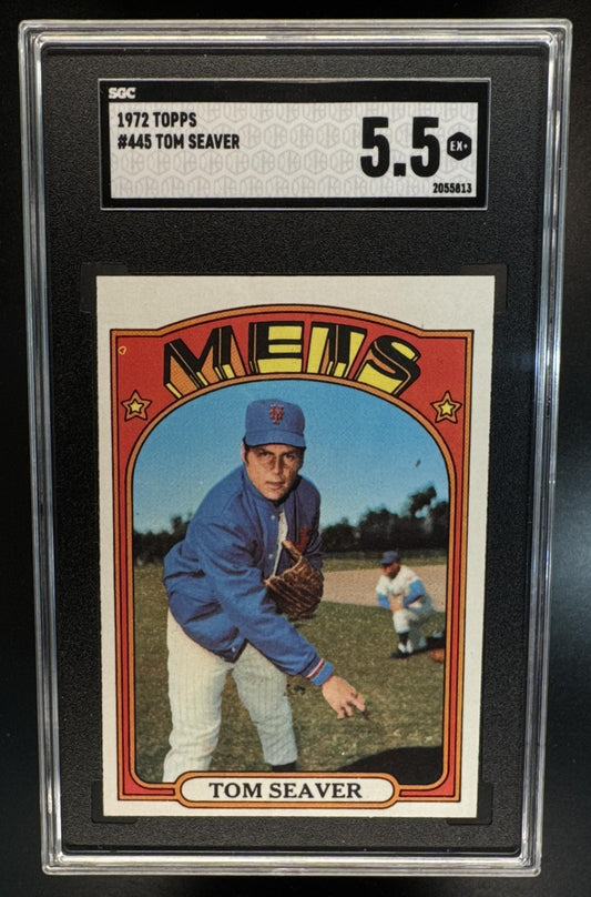 1972 Topps Tom Seaver #445 Mets SGC 5.5