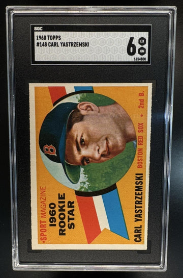 1960 Topps Carl Yastrzemski #148 RC Red Sox SGC 6