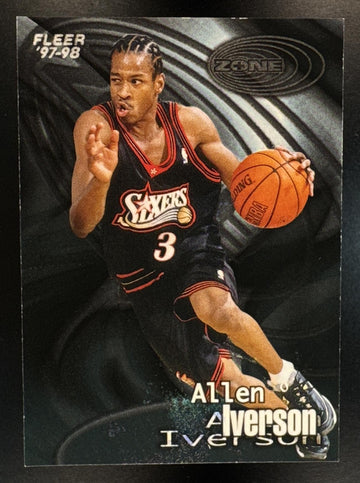 1997-98 Fleer Allen Iverson #9Z Zone 76ers