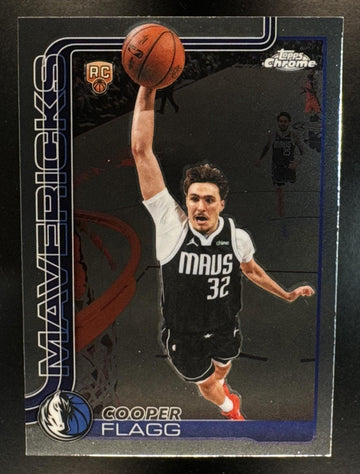 2025-26 Topps Chrome Update Cooper Flagg #151 RC Mavericks