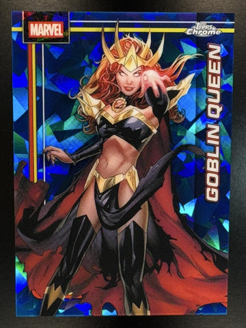 2026 Topps Chrome Marvel Comics Sapphire Goblin Queen #044