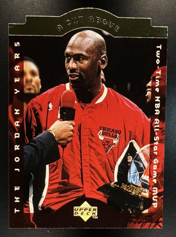 1996 Upper Deck Collector's Choice Michael Jordan #CA6 A Cut Above: The Years
