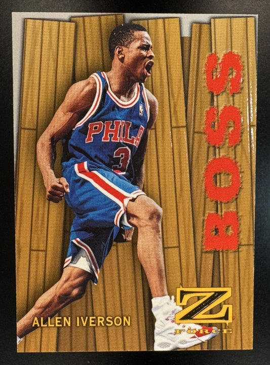 1997-98 Skybox Z-Force Allen Iverson #8/B Boss 76ers