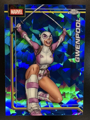 2026 Topps Chrome Marvel Comics Sapphire Gwenpool #121