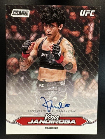 2025 Topps UFC Stadium Club Virna Jandiroba #BCA-VJA Auto