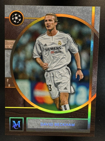 2025 Topps Museum Collection UEFA Club Competitions David Beckham #62 Gold /249