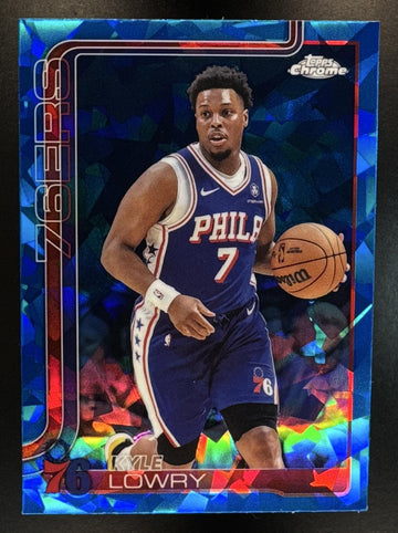 2025-26 Topps Chrome Sapphire Kyle Lowry #152 76ers