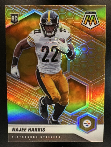 2021 Panini Mosaic Najee Harris #313 Honeycomb RC Steelers