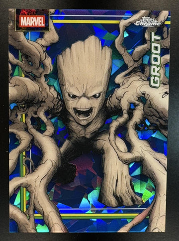 2026 Topps Chrome Marvel Comics Sapphire Groot #046