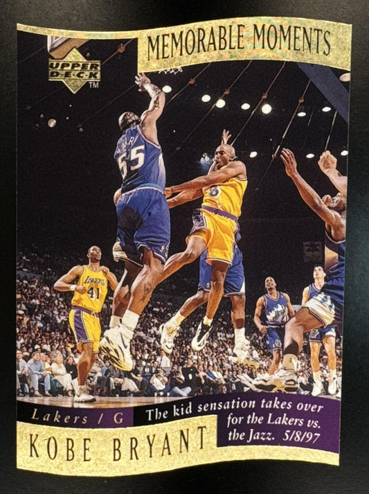 1997-98 Upper Deck Collector's Choice Kobe Bryant #4 Memorable Moments Lakers