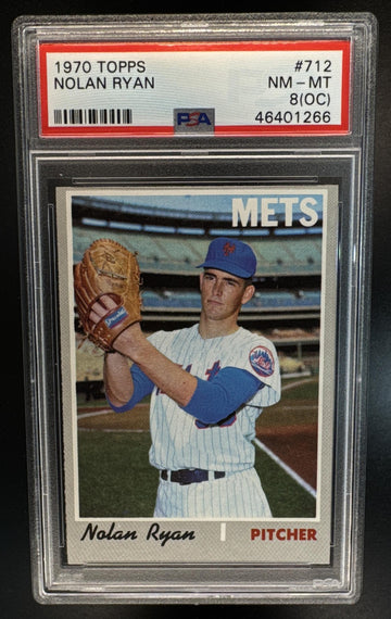 1970 Topps Nolan Ryan #712 Mets PSA 8 (OC)