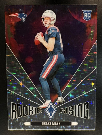 2024 Panini Phoenix Drake Maye #RR-DME Rookie Rising Stars RC Patriots