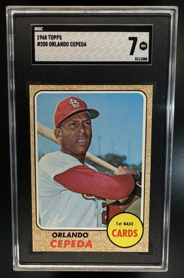 1968 Topps Orlando Cepeda #200 Cardinals SGC 7