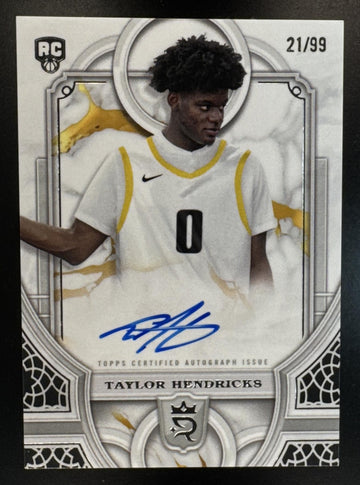 2023 Topps Royalty Collection Taylor Hendricks #RA-TH Rookie Auto /99 RC Grizzlies