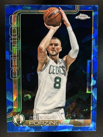 2025-26 Topps Chrome Sapphire Kristaps PORZINGIS #41 Celtics