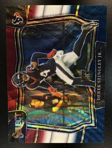 2022 Panini Select Derek Stingley Jr. #462 Tri Color Prizm /75 Field Level RC Texans