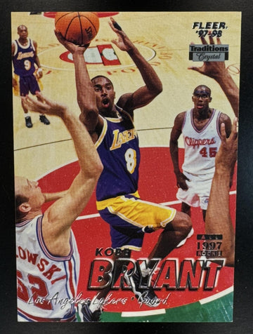 1997-98 Fleer Kobe Bryant #50 Traditions Crystal Lakers