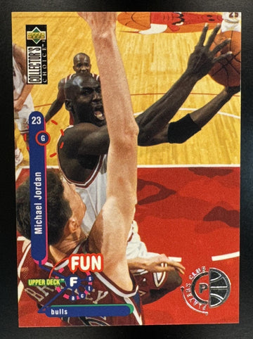 1995-96 Upper Deck Collector's Choice Michael Jordan #169 Bulls