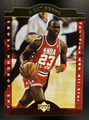 1996 Upper Deck Collector's Choice Michael Jordan #CA5 A Cut Above: The Years