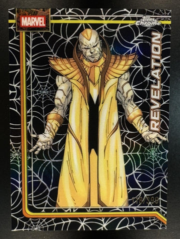 2026 Topps Chrome Marvel Comics Revelation #096 Spider-Web Refractor 118/399