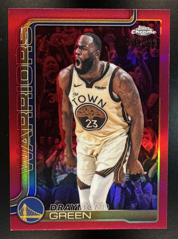 2025 Topps Chrome Update Draymond Green #16 Magenta Refractor /399 Warriors