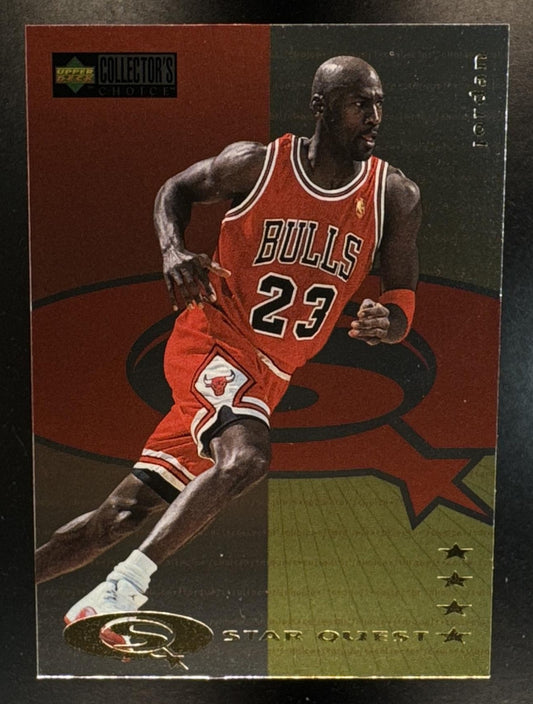 1997-98 Upper Deck Collector's Choice Michael Jordan #SQ83 StarQuest Bulls