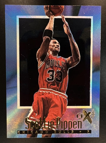 1996 Skybox EX-2000 Scottie Pippen #10 Bulls