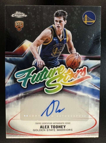 2025 Topps Chrome Update Alex Toohey #FS-ATO Future Stars Auto RC Warriors