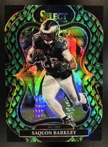 2025 Panini Select Saquon Barkley #391 Suite Level Dragon Scale Prizm /50 Eagles
