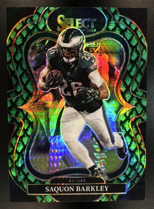 2025 Panini Select Saquon Barkley #391 Suite Level Dragon Scale Prizm /50 Eagles
