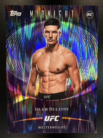 2026 Topps Midnight UFC Islam Dulatov #53 Dusk /75 RC