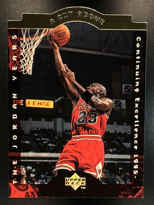 1996 Upper Deck Collector's Choice Michael Jordan #CA10 A Cut Above: The Years