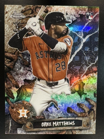 2026 Topps Chrome x Cactus Jack Brice Matthews #38 RC Astros