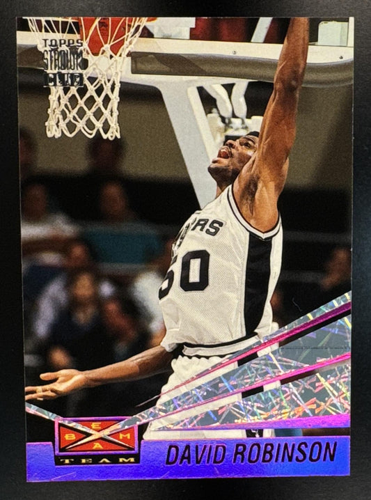 1993-94 Topps Stadium Club David Robinson #13 Beam Team Spurs