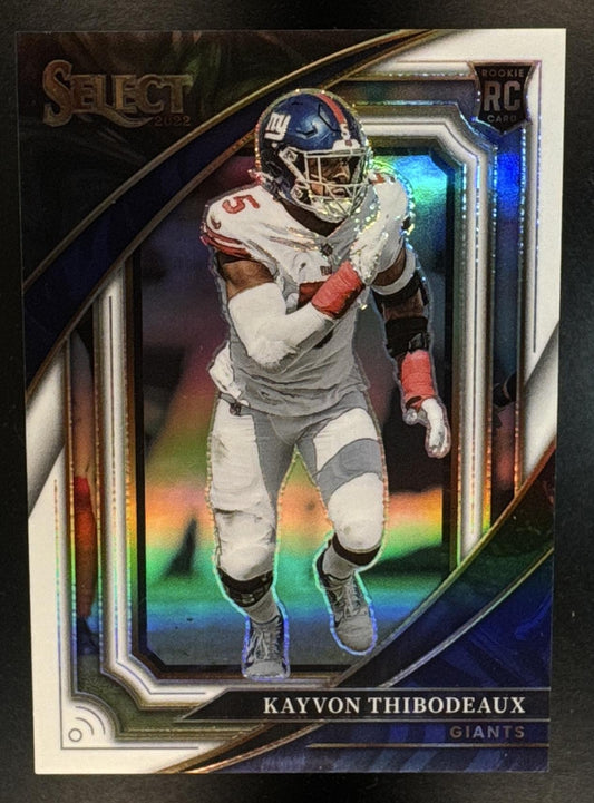2022 Panini Select Kayvon Thibodeaux #305 White Prizm /35 RC Suite Giants
