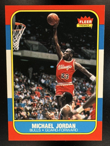 1996-97 Fleer Michael Jordan #4 Decade of Excellence Bulls