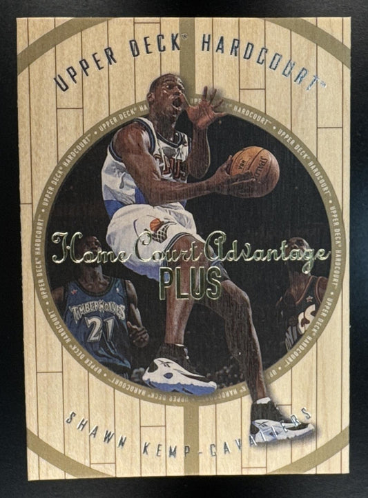 1998 Upper Deck Hardcourt Shawn Kemp #10 Home Court Advantage Plus /500