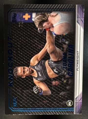 2024 Topps Knockout UFC Luana Carolina #89 Holo Blue 32/50 RC
