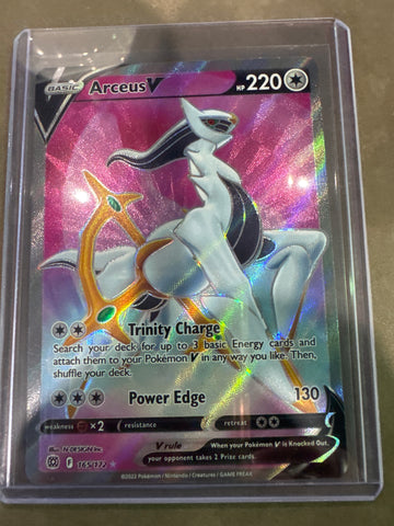 Pokemon Arceus V 165/172 Brilliant Stars